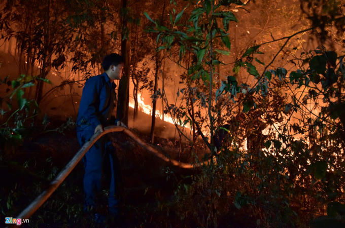 Nguyên nhân ban đầu của vụ cháy được xác định là do nắng nóng nên độ ẩm thấp, cây cối dễ bắt lửa.