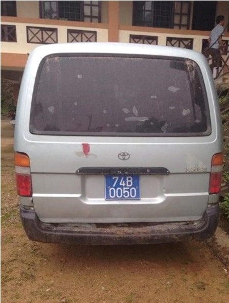 Phương tiện Duẩn dùng để chở gỗ lậu (ảnh do kiểm lâm cung cấp).