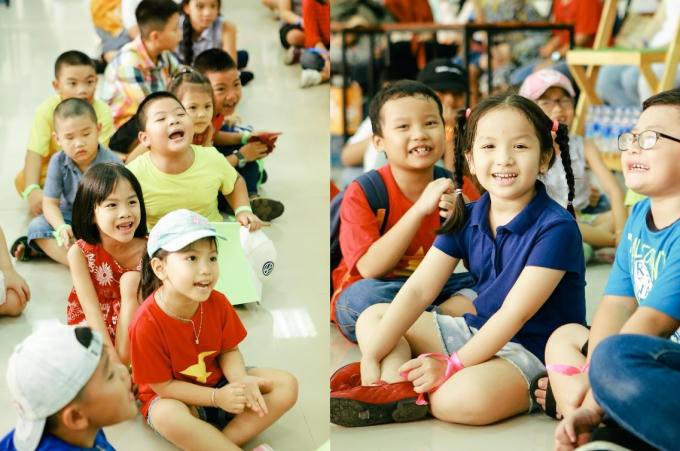 Cả đoàn tập trung tại khu nhà làm việc thiết kế nổi trên mặt nước và nghe giới thiệu các thông tin về Resort bò sữa Tây Ninh.