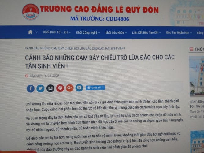Tân sinh viên: Cảnh giác với cám dỗ - 2