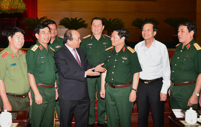 Thủ tướng nhìn nhận tổ chức thực hiện luôn là khâu yếu với nhiều cấp, nhiều ngành, nhưng với quân đội luôn là điểm mạnh hơn các nơi khác.