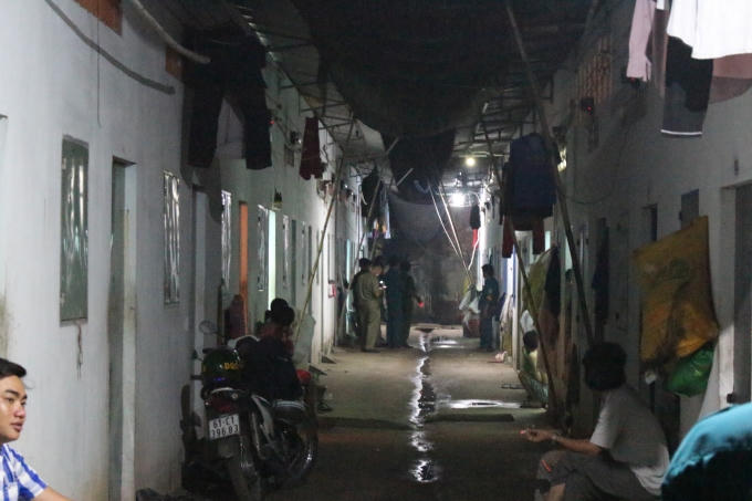 Khu nhà trọ nơi xảy ra vụ việc