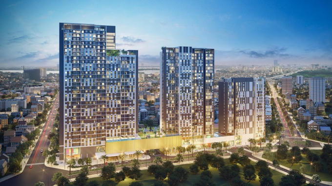 Phối cảnh tổng quan dự án Kosmo Tây Hồ.