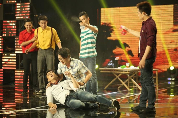 Nhóm X-Pro trong tiết mục "Nối lại tình xưa"