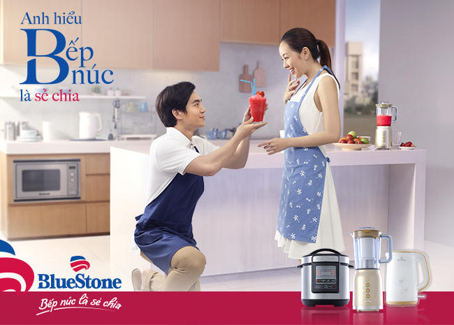 Hãy cùng chiến dịch BẾP NÚC LÀ SẺ CHIA hâm nóng lại yêu thương vợ chồng từ gian bếp gia đình. BlueStone tin rằng cuộc sống sẽ tốt đẹp hơn nếu việc nội trợ bếp núc được sẻ chia bởi cả hai vợ chồng hơn là bị ấn định theo giới tính.