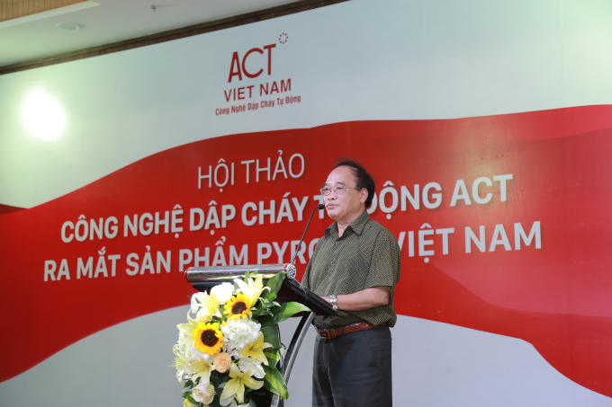 PGS Ngô Văn Xiêm phát biểu tại Hội thảo.