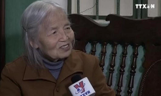 Nhà giáo Vũ Thị Vinh Hương. (Ảnh: TTXVN)