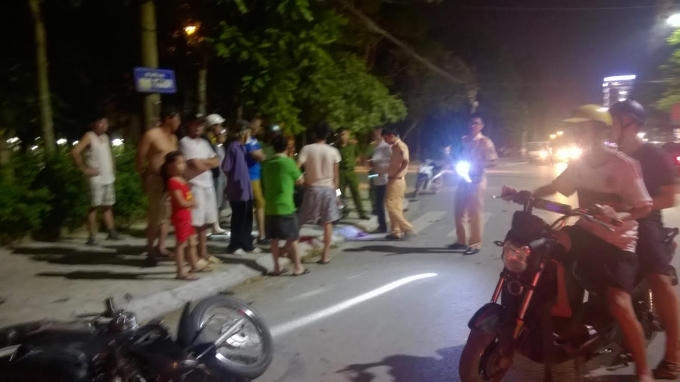 CSGT TP. Thanh Hóa đã nhanh chóng có mặt giải quyết vụ việc