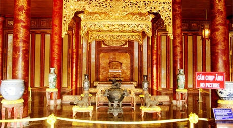 Hình ảnh điện Thái Hòa - Ảnh tư liệu.