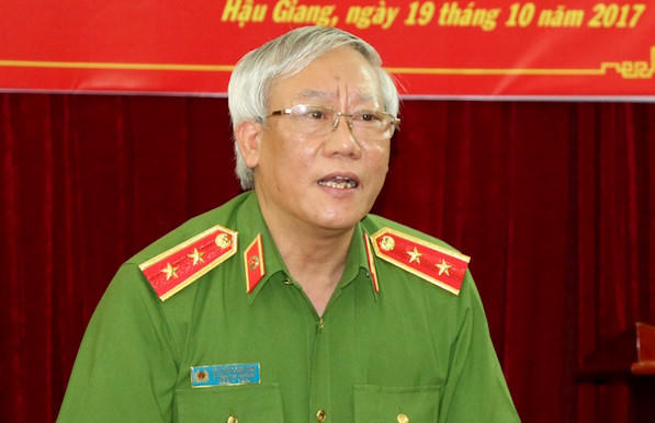 Trung tướng Nguyễn Công Sơn, nguyên Phó tổng cục trưởng Tổng cục cảnh sát (Bộ Công an). Ảnh: Minh Anh.