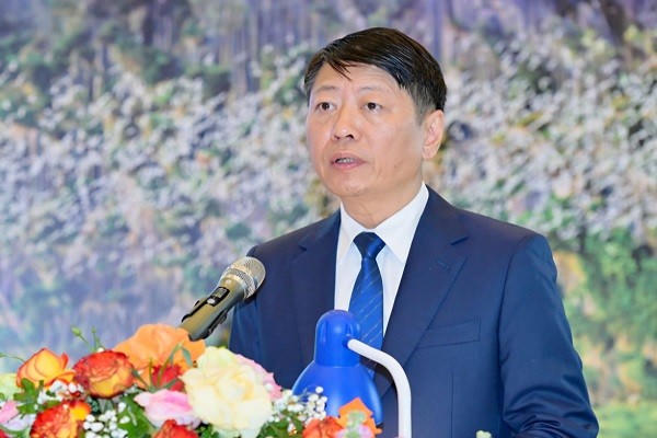 Phó Chủ tịch Thường trực UBND tỉnh Ninh Bình, ông Trần Song Tùng phát biểu khai mạc Hội thảo.