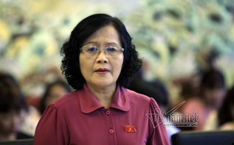 ĐB Trần Thị Quốc Khánh (Hà Nội). Ảnh: Phạm Hải