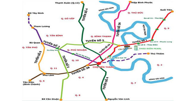 Hàn Quốc đã cam kết nguồn vốn đầu tư ODA 233,3 triệu USD cho dự án metro 4b-1 từ Lăng Cha Cả-Tân Sơn Nhất. (Ảnh: Trí thức trẻ)