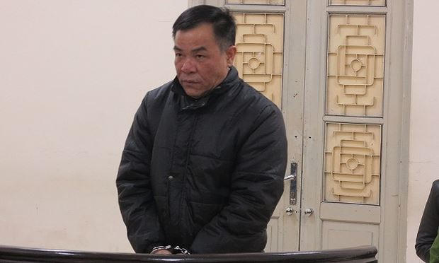 Bị cáo Lễ tại tòa.