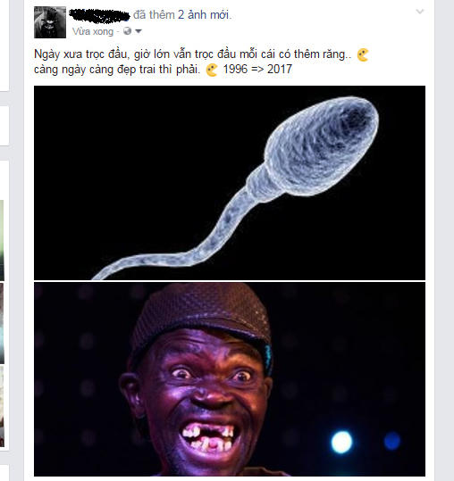 H&agrave;i hước đăng ảnh &ldquo;dậy th&igrave; th&agrave;nh c&ocirc;ng&rdquo; tr&ecirc;n Facebook