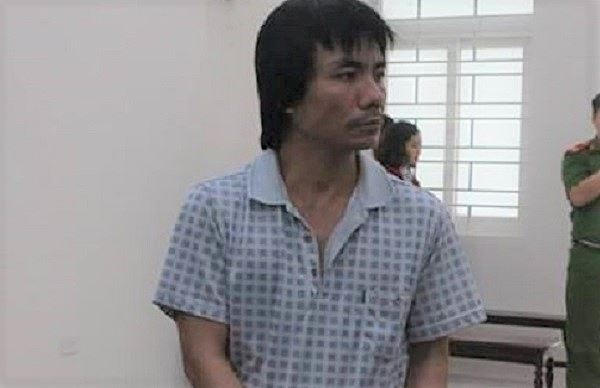Bị cáo tại tòa.