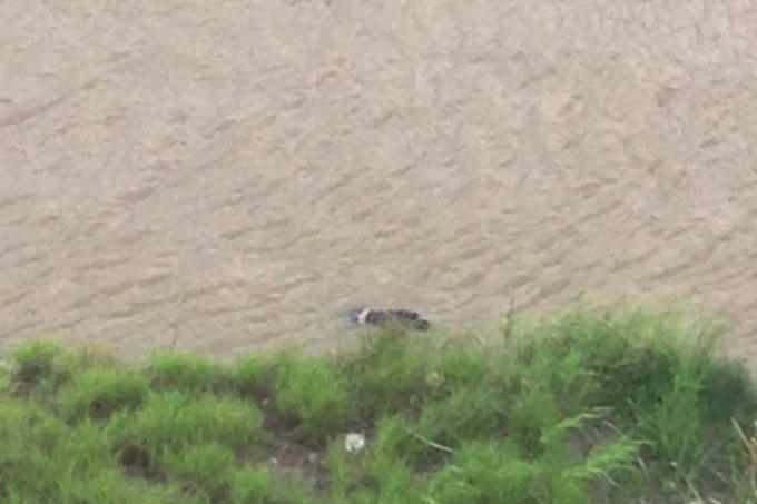 Hiện trường nơi phát hiện thi thể nạn nhân xấu số.