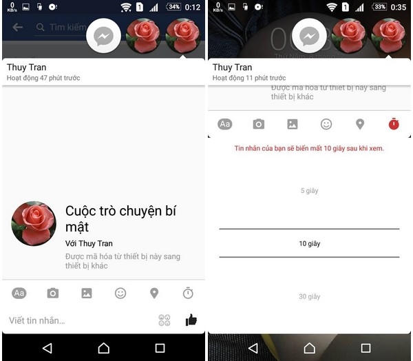Cách chat bí mật và gửi tin nhắn tự hủy trên Facebook Messenger