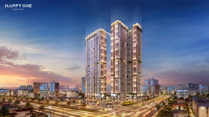Khu phức hợp căn hộ thông minh trung tâm TP Thủ Dầu Một Happy One – Central.