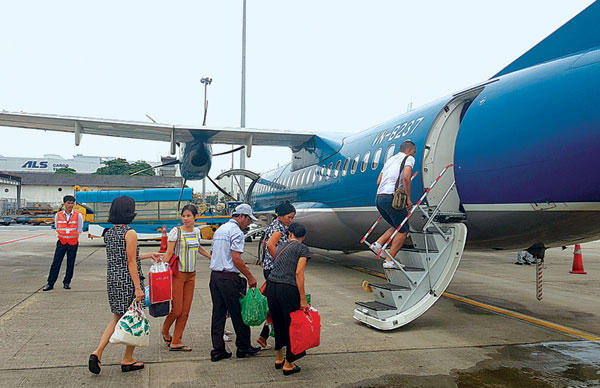 CHK Điện Biên hiện có 3 vị trí đậu, đảm bảo khai thác các loại tàu bay ATR72 và tương đương.