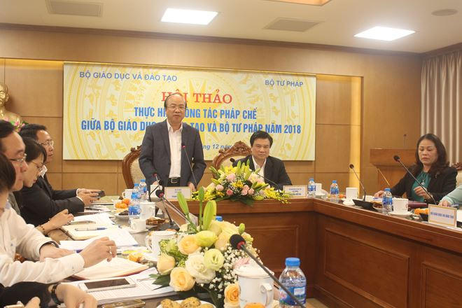 Thứ trưởng Phan Chí Hiếu cho biết luôn cảm nhận được tình cảm chân thành từ phía Bộ Giáo dục và Đào tạo