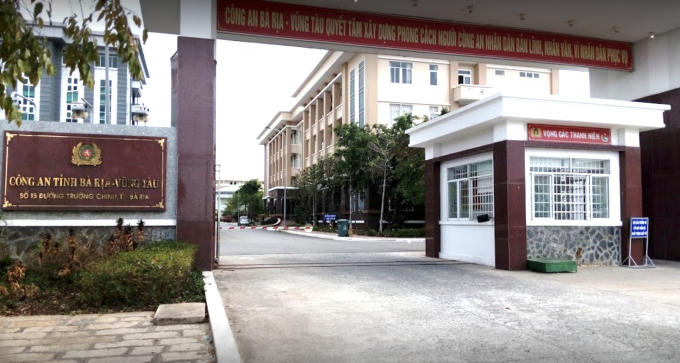 Trụ sở Công an tỉnh Bà Rịa - Vũng Tàu.