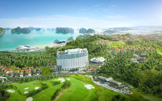 FLC Grand Hotel Hạ Long với góc nhìn từ trên cao
