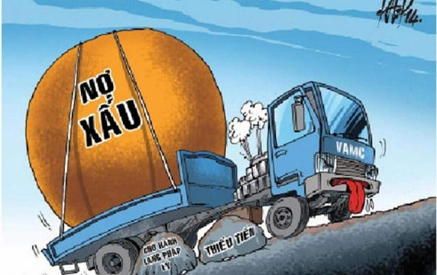 Nợ xấu ngân hàng vẫn là gánh nặng của nền kinh tế (Ảnh minh hoạ).