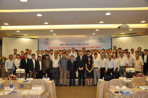 Hội thảo kết thúc Dự án Xây dựng năng lực cho tái định cư bắt buộc trong ngành năng lượng Việt Nam do WB tài trợ.