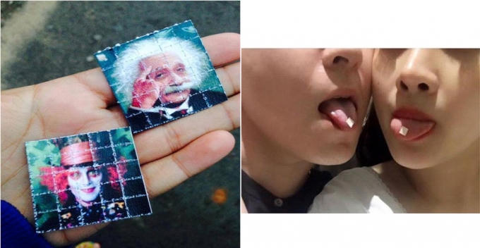 "Tem giấy" hay còn có tiếng lóng khác là "bùa lưỡi", thứ chơi chết chóc mới của giới trẻ.