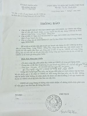 “Lòng dân” được đo như thế nào, khi dự án có quyết định chấp thuận, thu hồi đất trước, việc dân “đóng góp ý kiến” được làm sau?