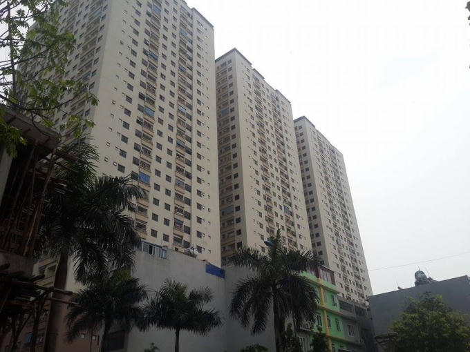6 Khối chung cư cao tầng tại dự án đều xây vượt tầng.