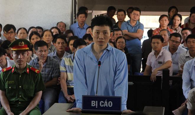 Bị cáo Chu Ngọc Hải tại tòa. Ảnh: Minh Lộc.