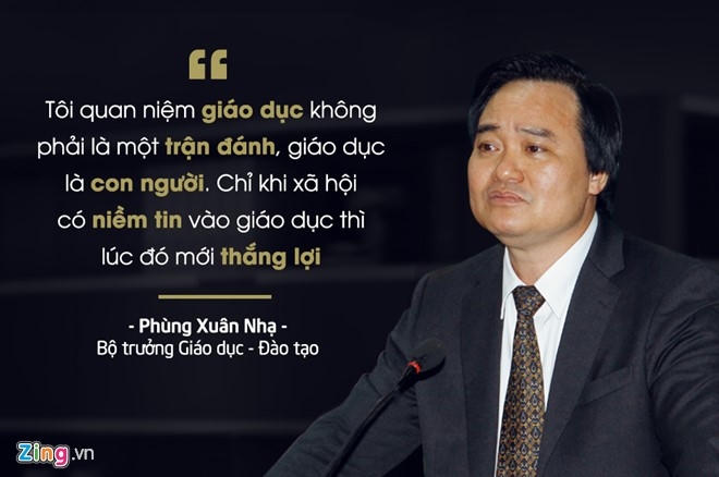 Tân Bộ trưởng Giáo dục - Đào tạo Phùng Xuân Nhạ chia sẻ khi tiếp quản ghế nóng ngành giáo dục.