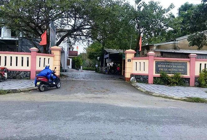 Bệnh viện đa khoa trực thuộc TTYT Hương Trà, nơi vừa xảy ra vụ chết người nghi do sốc thuốc kháng sinh