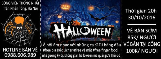 Poster Halloween Party.