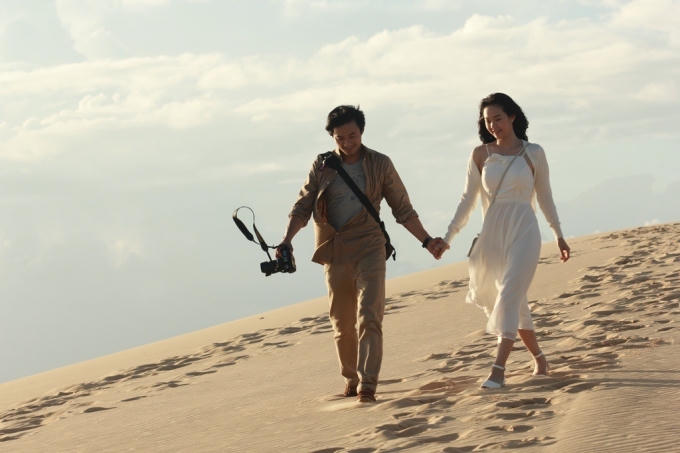 Nhiều cảnh quay lãng mạn được đạo diễn Dustin Nguyễn thực hiện trong "Bao giờ có yêu nhau".
