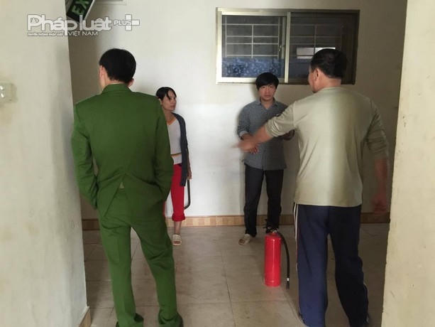 Nhận được tin báo, lực lượng chức năng đã có mặt và xử lý vụ việc.