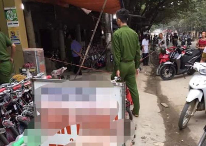 Hiện trường nơi xảy ra sự việc. (Ảnh: Tây Bắc 24h).