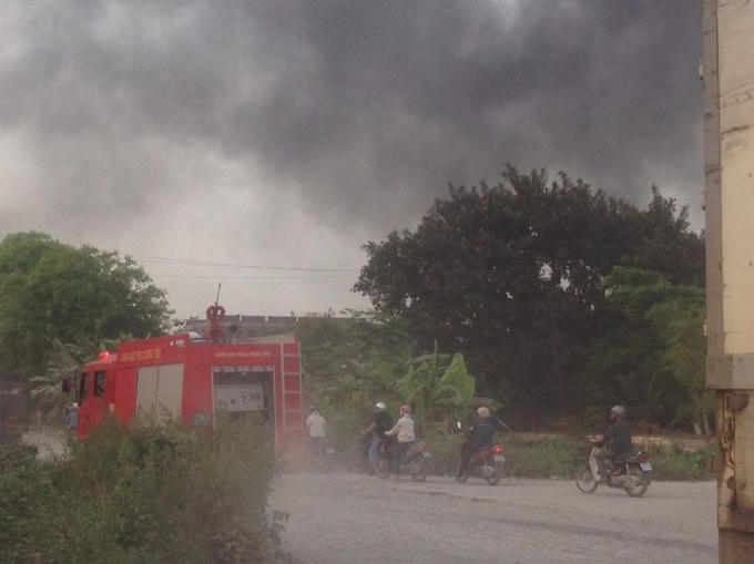 Nguyên nhân vụ cháy là do chập điện.