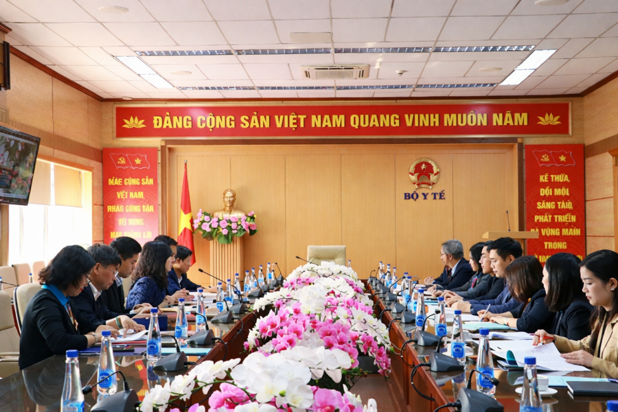 Công đoàn Y tế Việt Nam đã họp xin ý kiến chỉ đạo của Đảng ủy Bộ Y tế về triển khai công tác công đoàn giai đoạn 2026-2030
