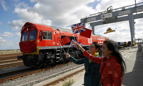 Trung Quốc mở lại 'Con đường tơ lụa' bằng xe lửa đến châu Âu. (Ảnh: Internet.)