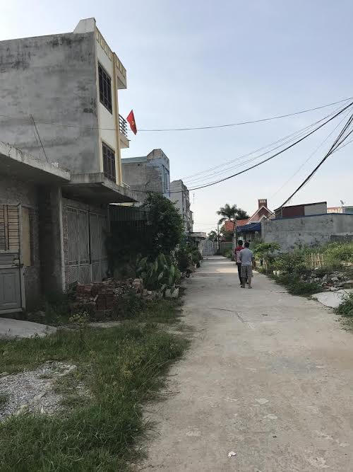 Khu dân cư mọc lên trên đầm Ngao do bà Cống đã bán đất cho người dân.