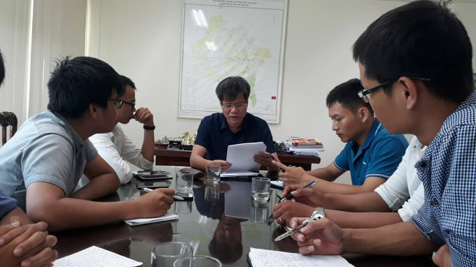 Ông Nguyễn Anh Tuấn, Phó giám đốc Trung tâm Phát triển quỹ đất TP Huế (Thừa Thiên Huế) cho biết, quỹ đất chưa bàn giao, bên đầu tư dự án đã vội thi công.