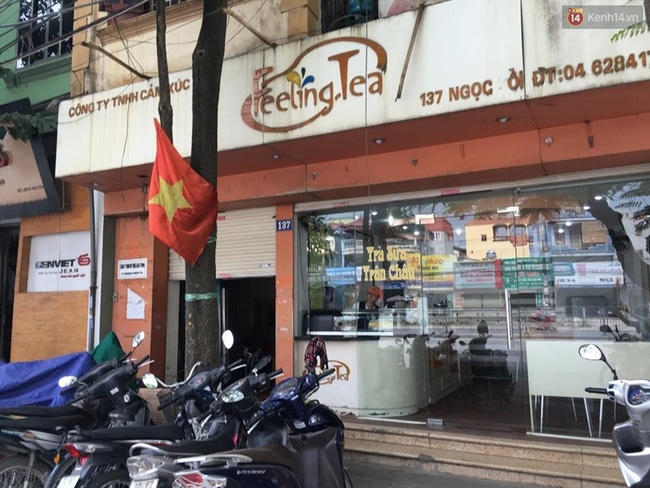 Chi nhánh một cửa hàng Feeling Tea, nơi bị lực lượng chức năng kiểm tra đột xuất vào ngày 12/5.