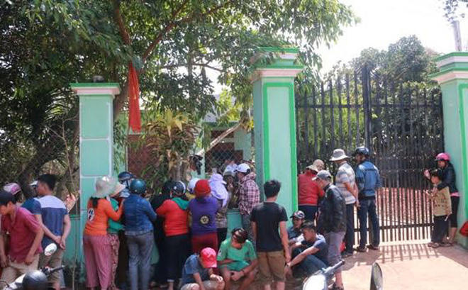 Hiện trường vụ việc. (Ảnh: báo Vietnamnet)