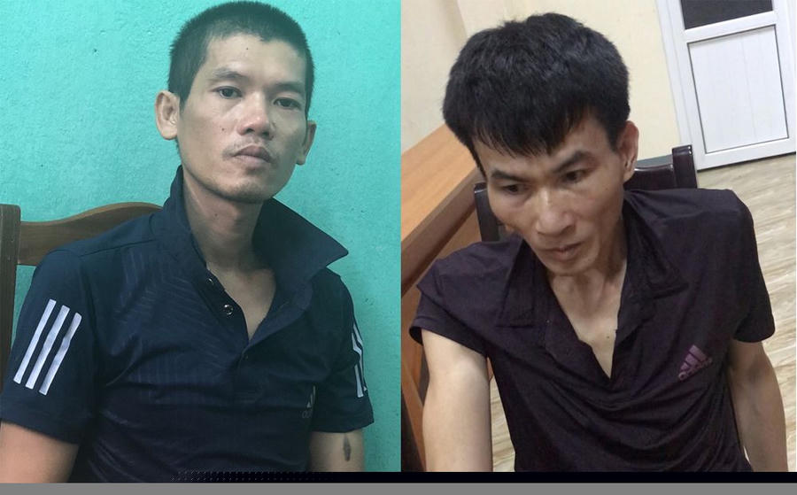 Đối tượng Hoàng Văn Hải và Phạm Văn Đức bị cơ quan công an bắt giữ