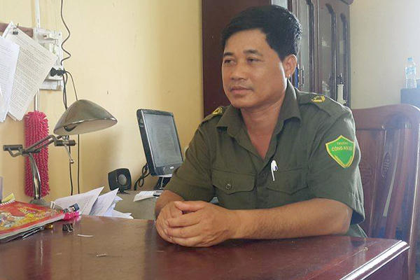 Ông Tăng Văn Méc, Trưởng công an xã Gia Xuyên huyện Gia Lộc.
