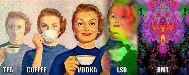 Ảnh minh họa khi sử dụng chất LSD trong "tem giấy".