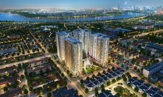 Dự án Victoria Village có vị trí nổi bật tại khu Thạnh Mỹ Lợi (Q.2) đang thu hút sự quan tâm của đông đảo khách hàng